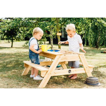 Plum Surfside Sand & Water Wooden Picnic Table by Plum — kids activity toy for outdoor play and birthday gifts - image 4