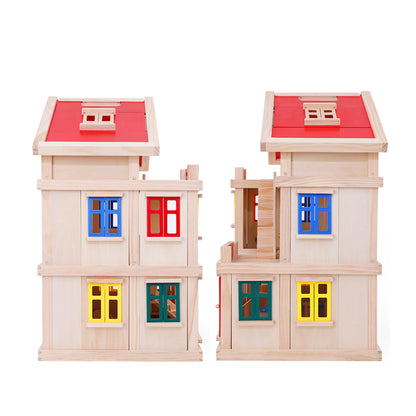 WOODEN DOLL HOUSE - kids toy for playdates, birthdays, and active play - image 5