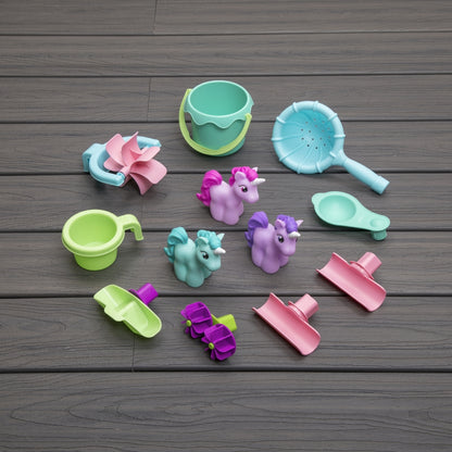 Rain Shower And Unicorn Water Table by Step2 — kids activity toy for outdoor play and birthday gifts - image 1