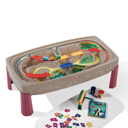 Deluxe Canyon Road Train & Track Table by Step2 — kids activity toy for outdoor play and birthday gifts - image 2
