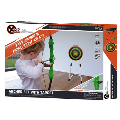 Innov8 Archer Set With Target Stand by Innov8 — kids activity toy for outdoor play and birthday gifts - image 1