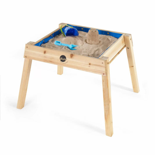 Plum Build And Splash Wooden Sand And Water Table (Natural) by Plum — kids activity toy for outdoor play and birthday gifts - image 1