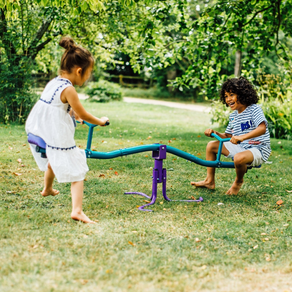 Plum Metal Rotating See Saw by Plum — kids activity toy for outdoor play and birthday gifts - image 3