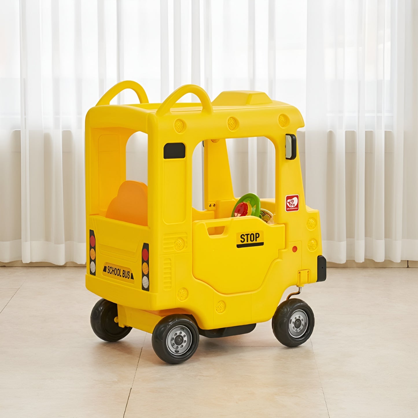 SCHOOL BUS ROOF CAR - kids toy for playdates, birthdays, and active play - image 4