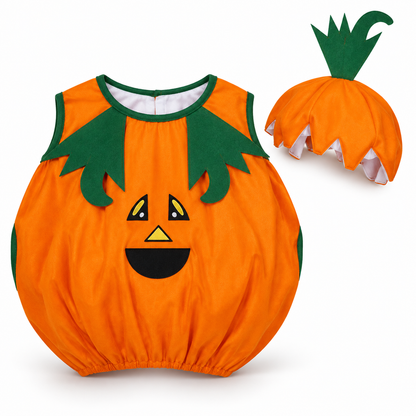 801636 Halloween Pumpkin Dress for Kids