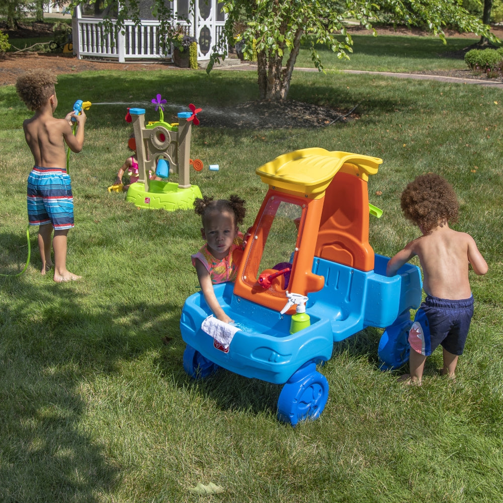 Car Wash Splash Center by Step2 — kids activity toy for outdoor play and birthday gifts - image 1