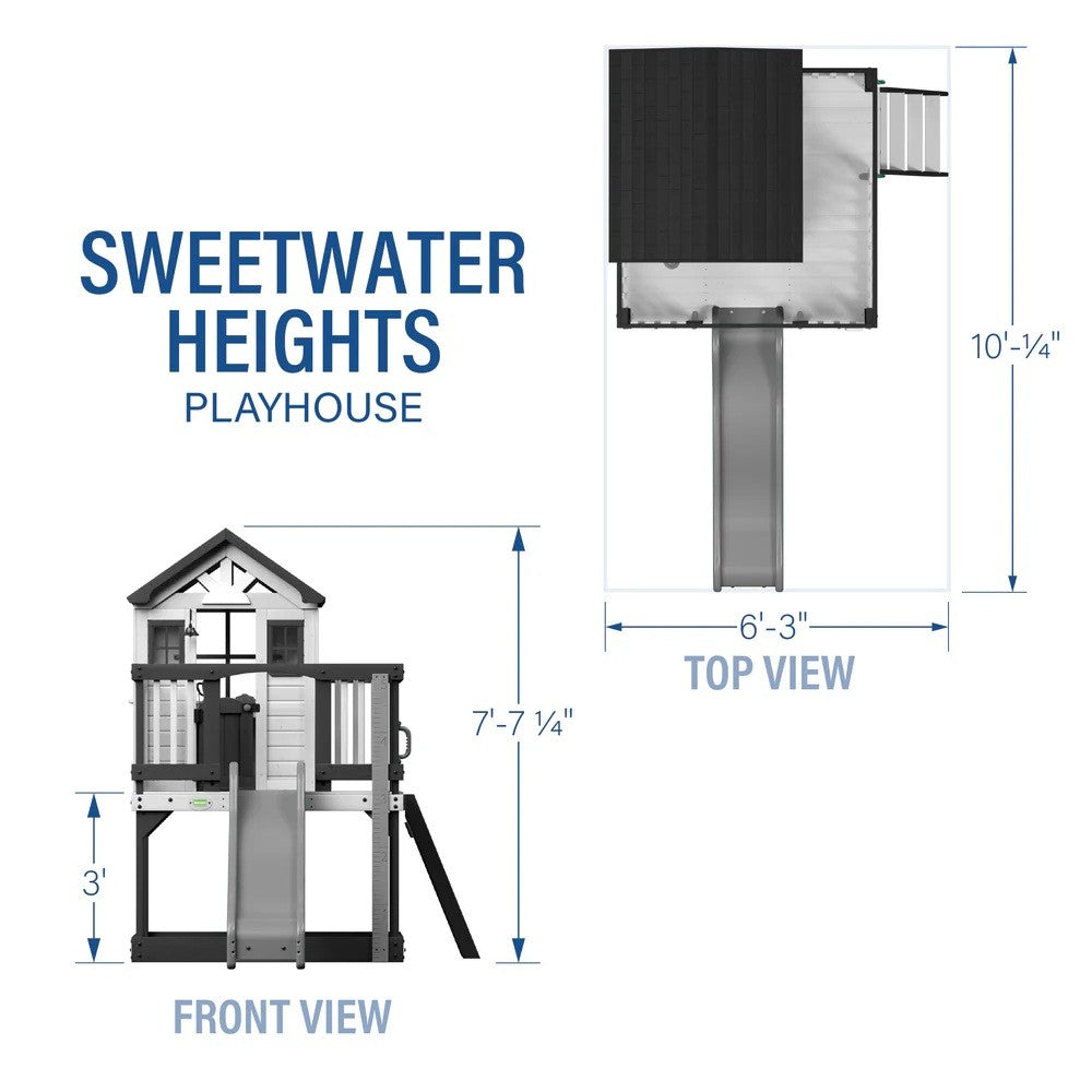 Backyard Discovery Sweetwater Height Playhouse by Backyard Discovery — kids activity toy for outdoor play and birthday gifts - image 9