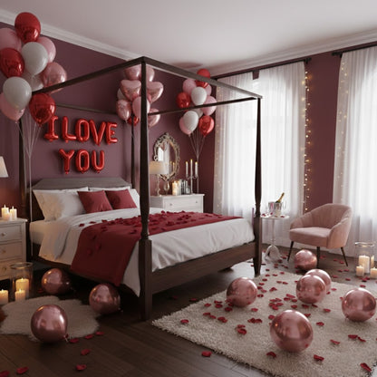 I Love You Foil Balloon Banner