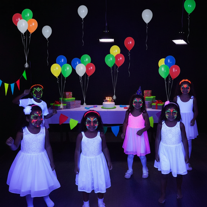 LED Light Up Balloons - Kids Glow in the Dark Party