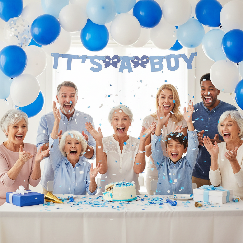 It's A Boy Banner - Gender Reveal Party