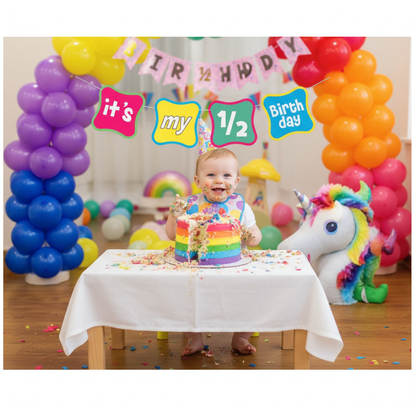 It's My Half Birthday Banner - Smash Cake Party