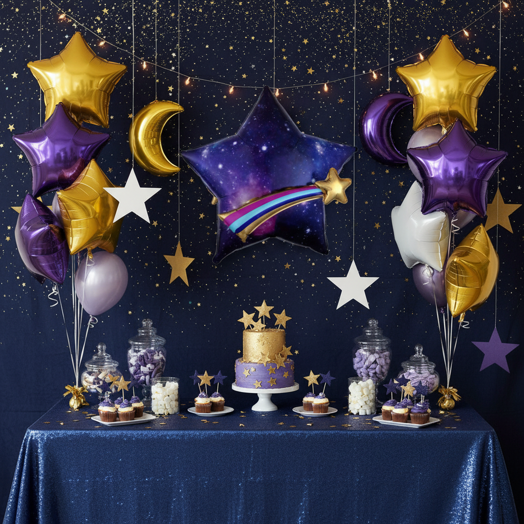 Celestial Star Balloon - Celestial Baby Shower