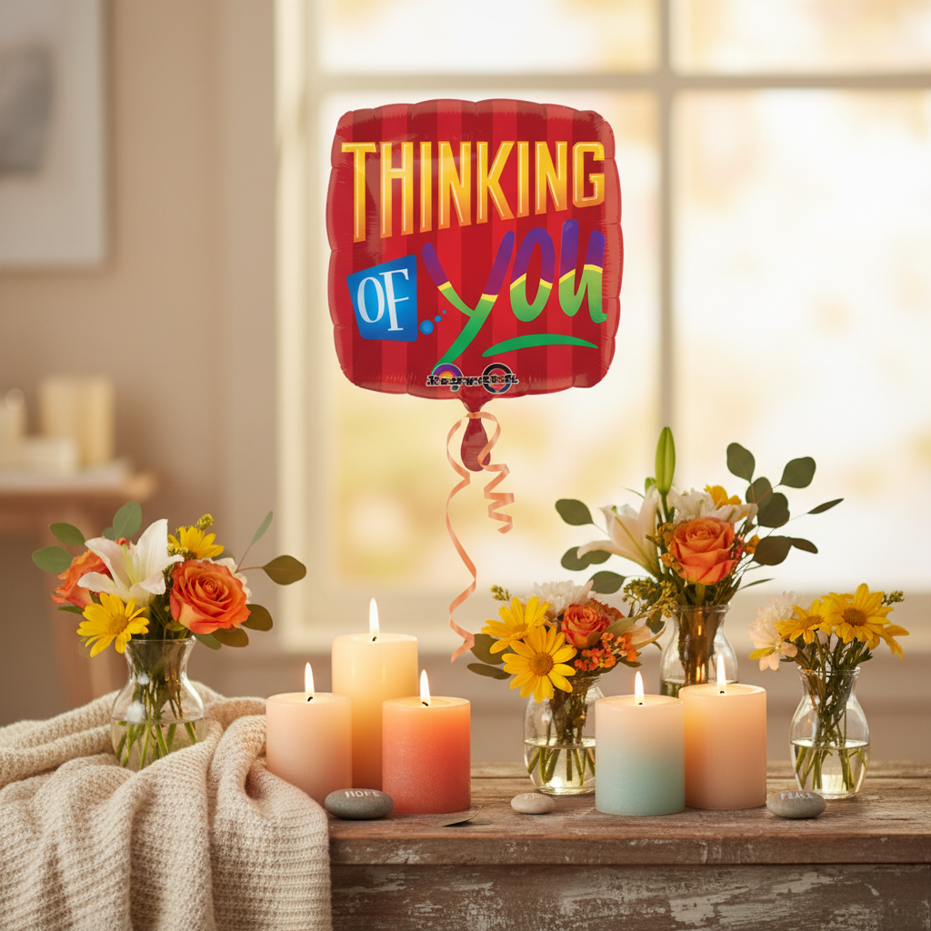Thinking of You Balloon - Sympathy Encouragement