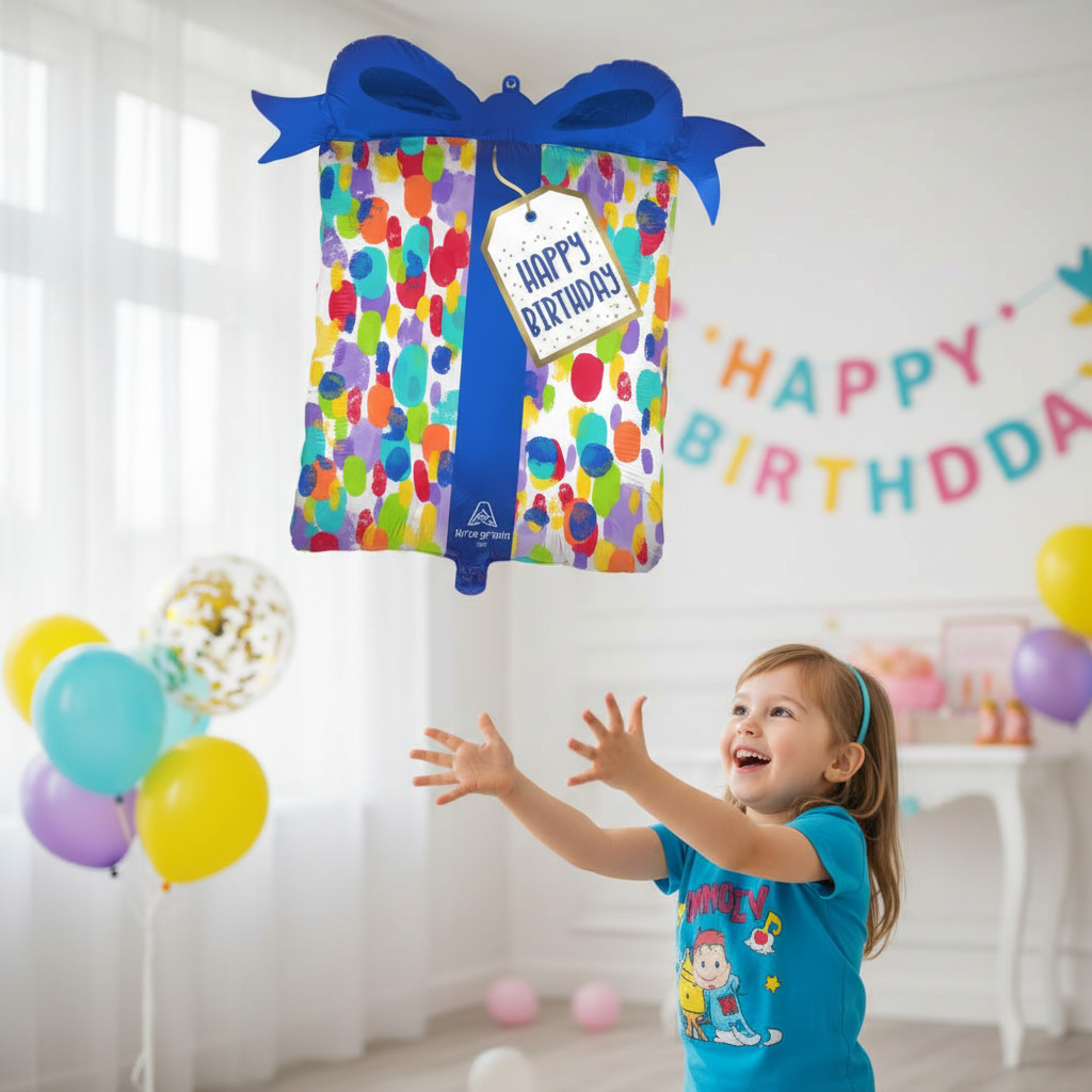 Painterly Dots Balloon - Surprise Gift Decoration