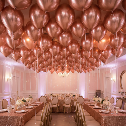 Rose Gold Chrome Balloon - Ceiling Balloon Decoration