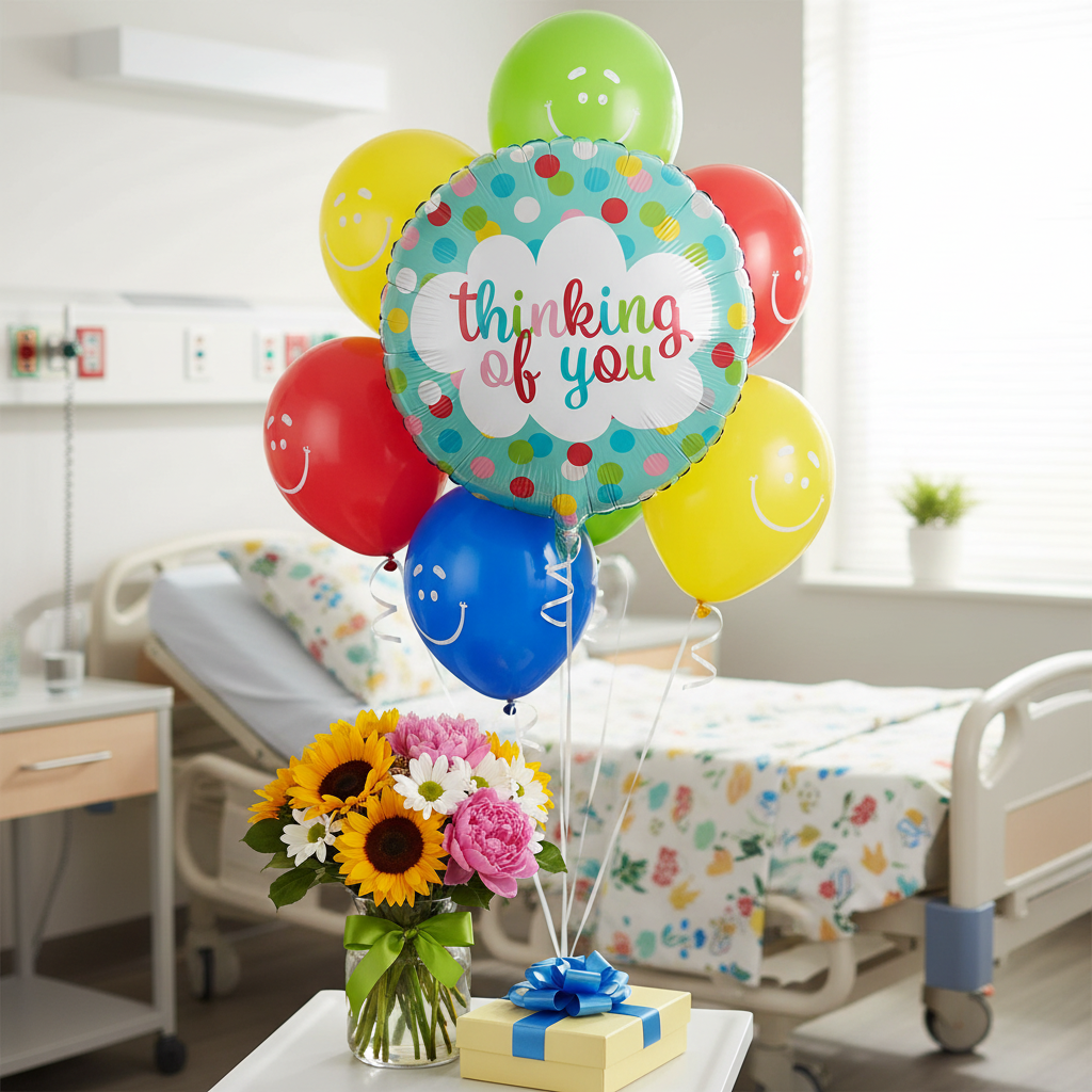 Thinking of You Balloon - Get Well Soon Gift