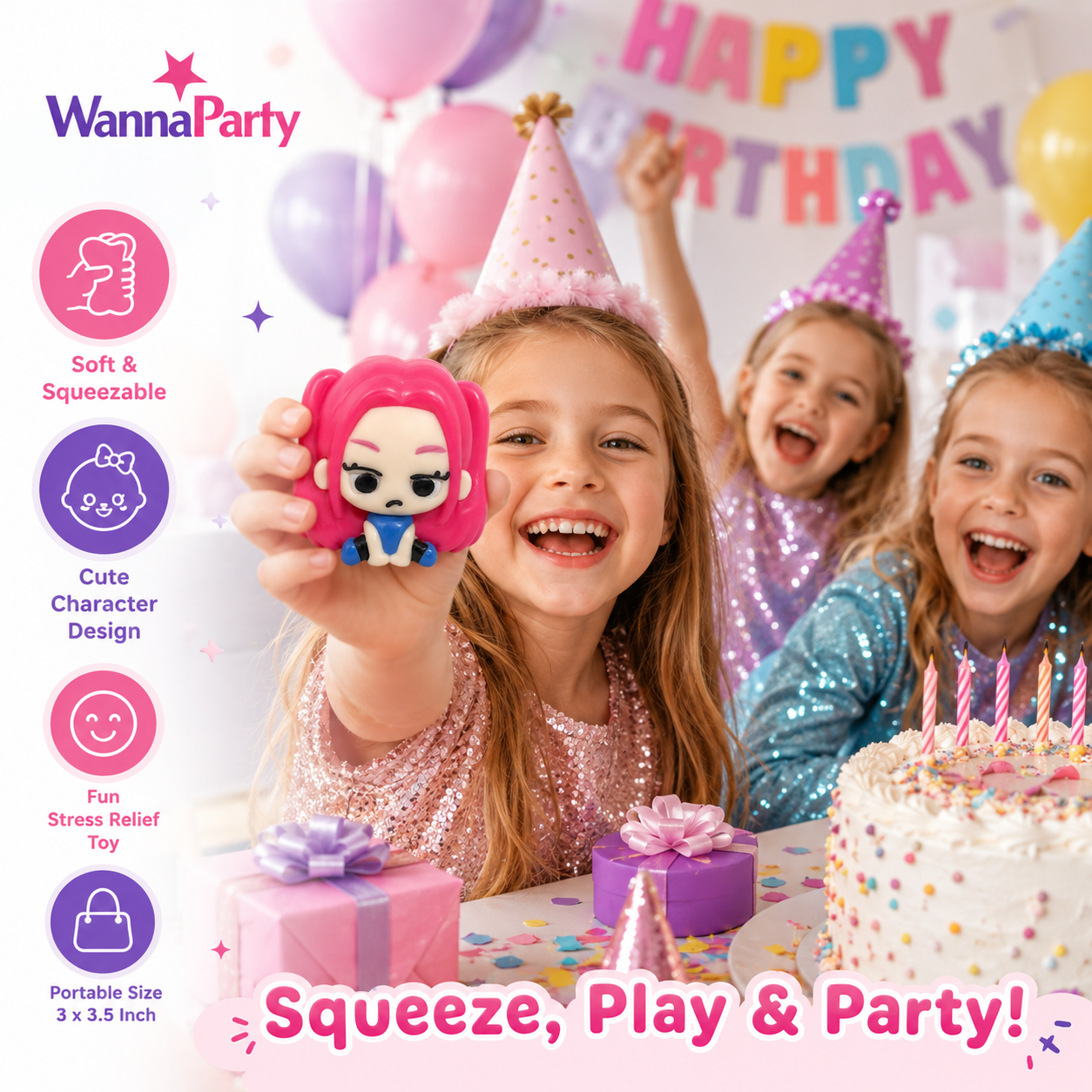 K-POP Mira Squishy Taba Toy - Slow Rebound Squeeze Toy | Wanna Party - Image 7