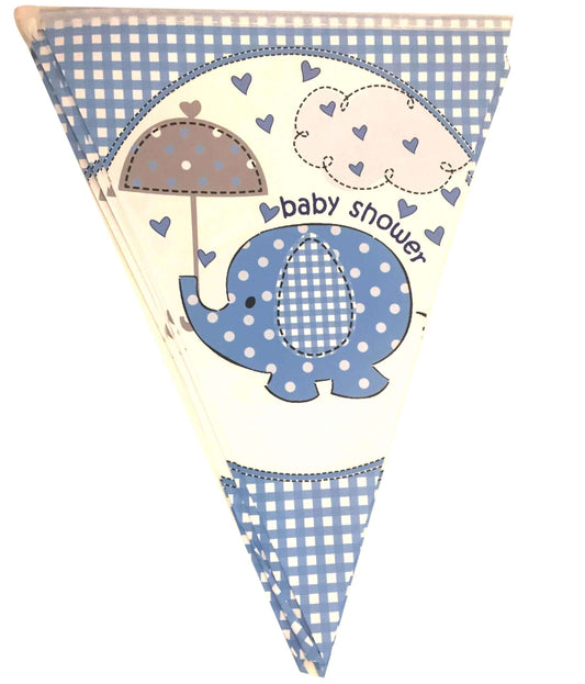 Baby Shower Blue Buntings - 9FT