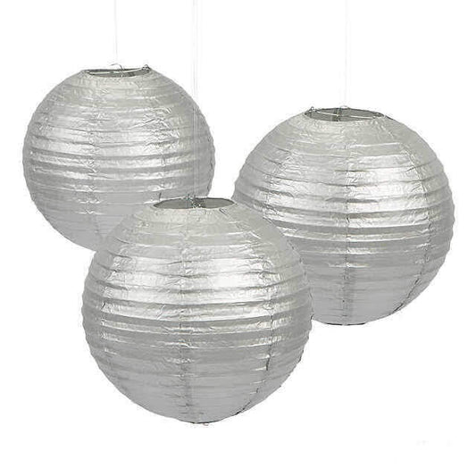Silver Lanterns 14"