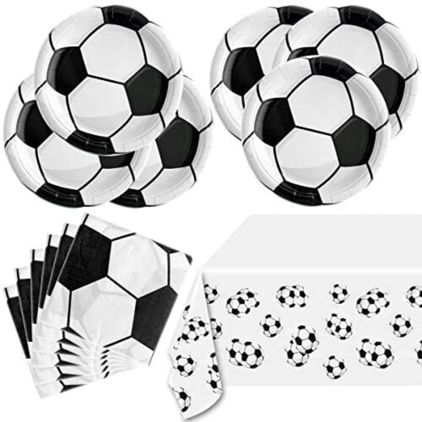 "Soccer Theme Party Paper Plates 10PC - Football Tableware | Wanna Party" - Image 11