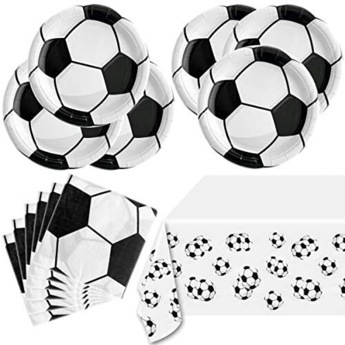 "Soccer Theme Party Paper Plates 10PC - Football Tableware | Wanna Party" - Image 11