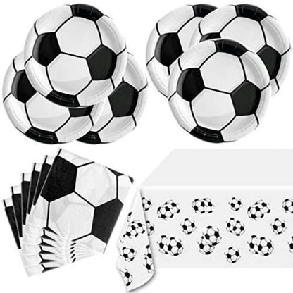 "Soccer Theme Party Paper Plates 10PC - Football Tableware | Wanna Party" - Image 11