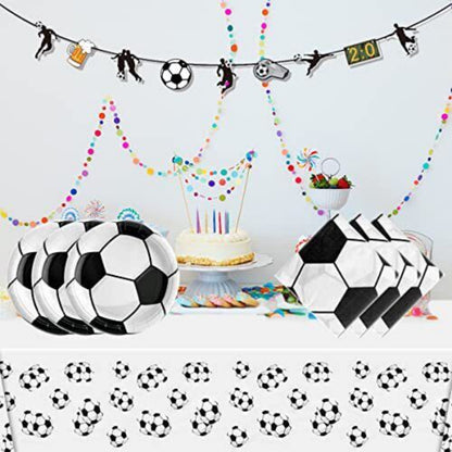 "Soccer Theme Party Paper Plates 10PC - Football Tableware | Wanna Party" - Image 9