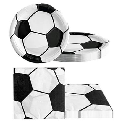 "Soccer Theme Party Paper Plates 10PC - Football Tableware | Wanna Party" - Image 10