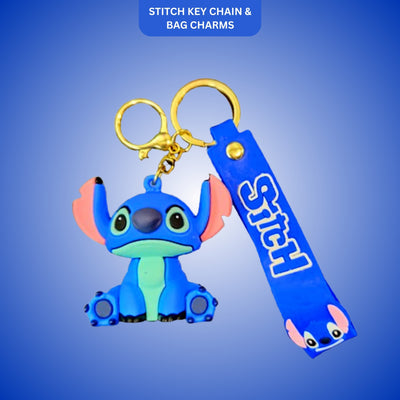 Stitch Keychain - Disney Anime Bag Charm for Kids | Wanna Party